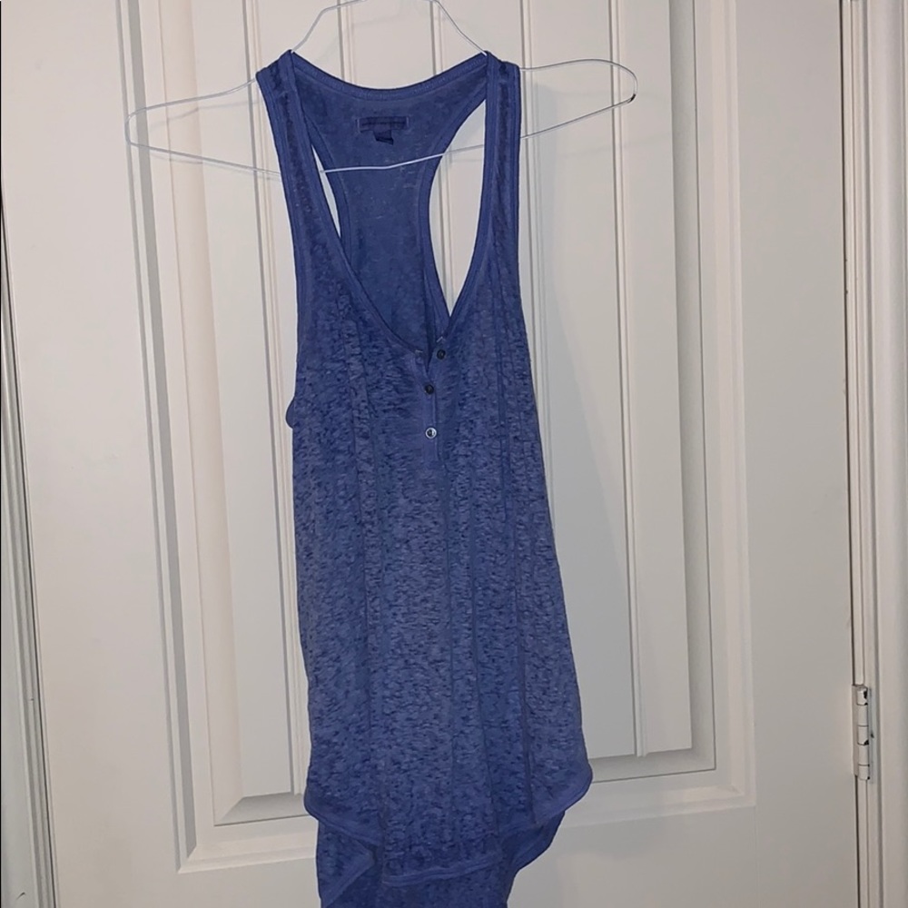 Blue tank